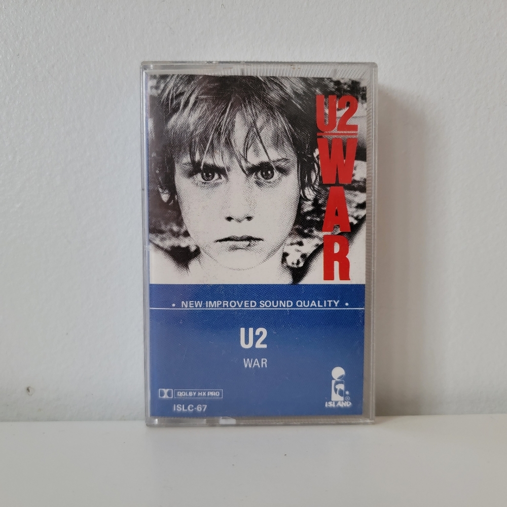 U2 'War' vintage cassette tape